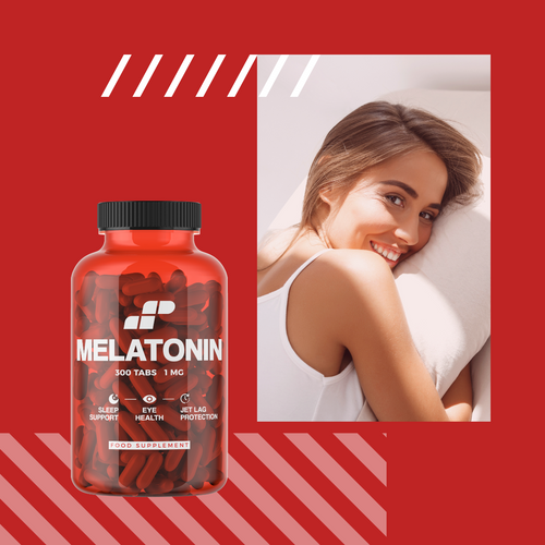 MP NUTRITION Melatonin 1mg - 300tabs - Mélatonine