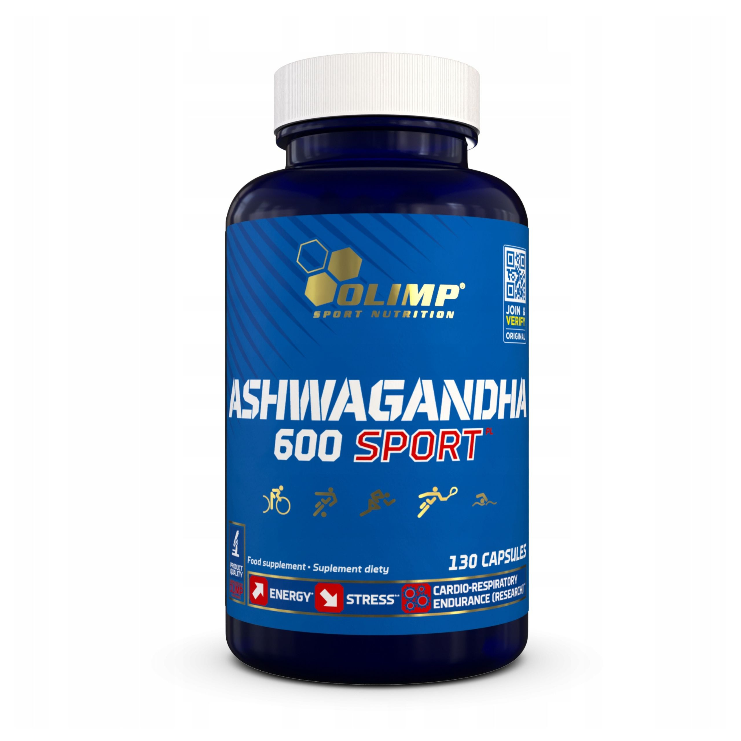 OLIMP - Ashwagandha 600 Sport - 130 gélules
