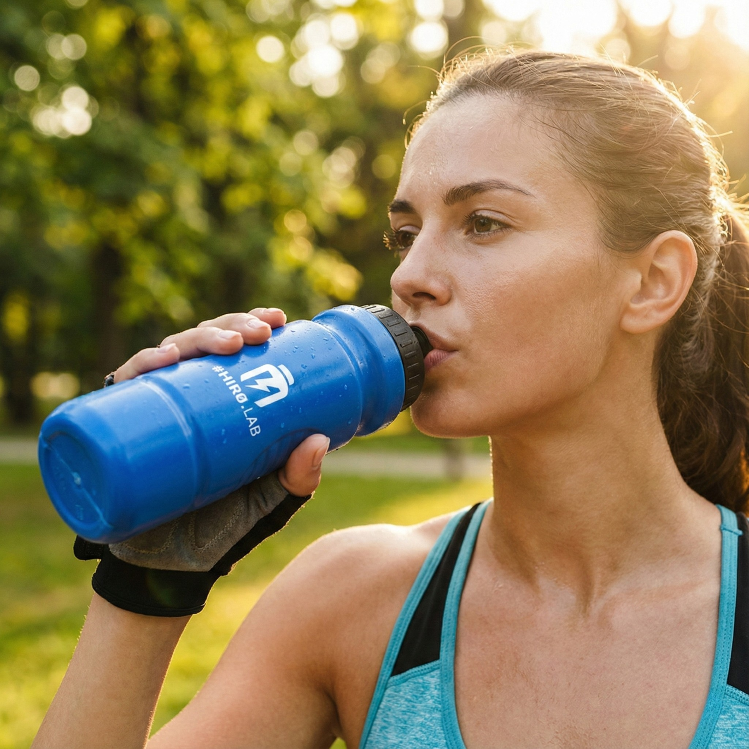 Bidon Hiro.Lab - bouteille 900ml étanche pour eau boisson sportive isotonique