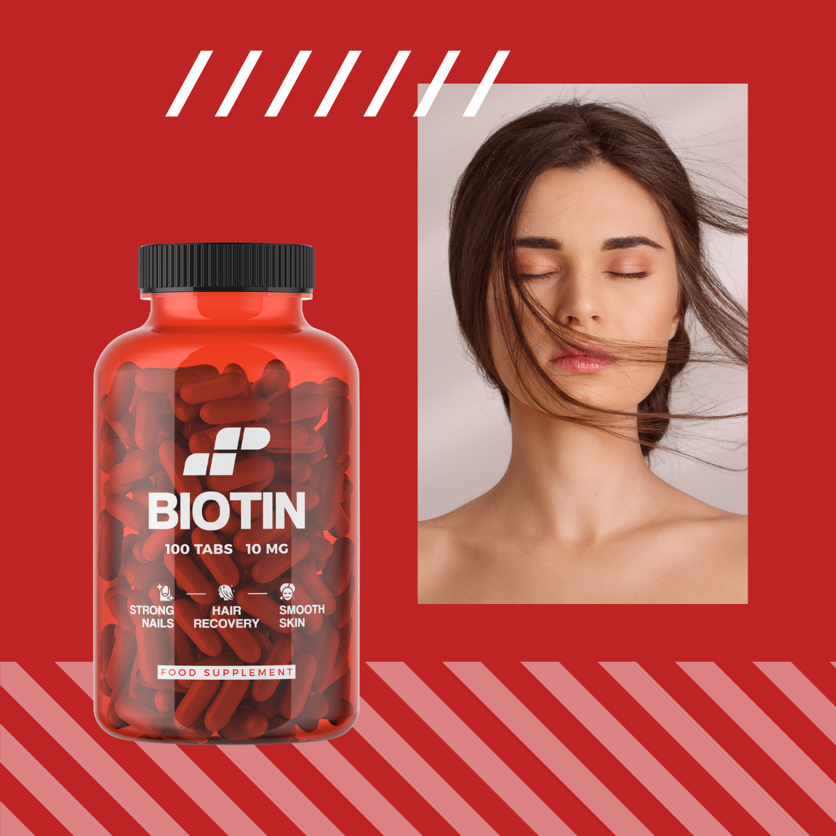 MP NUTRITION Biotin 10mg - 100tabs - Biotine