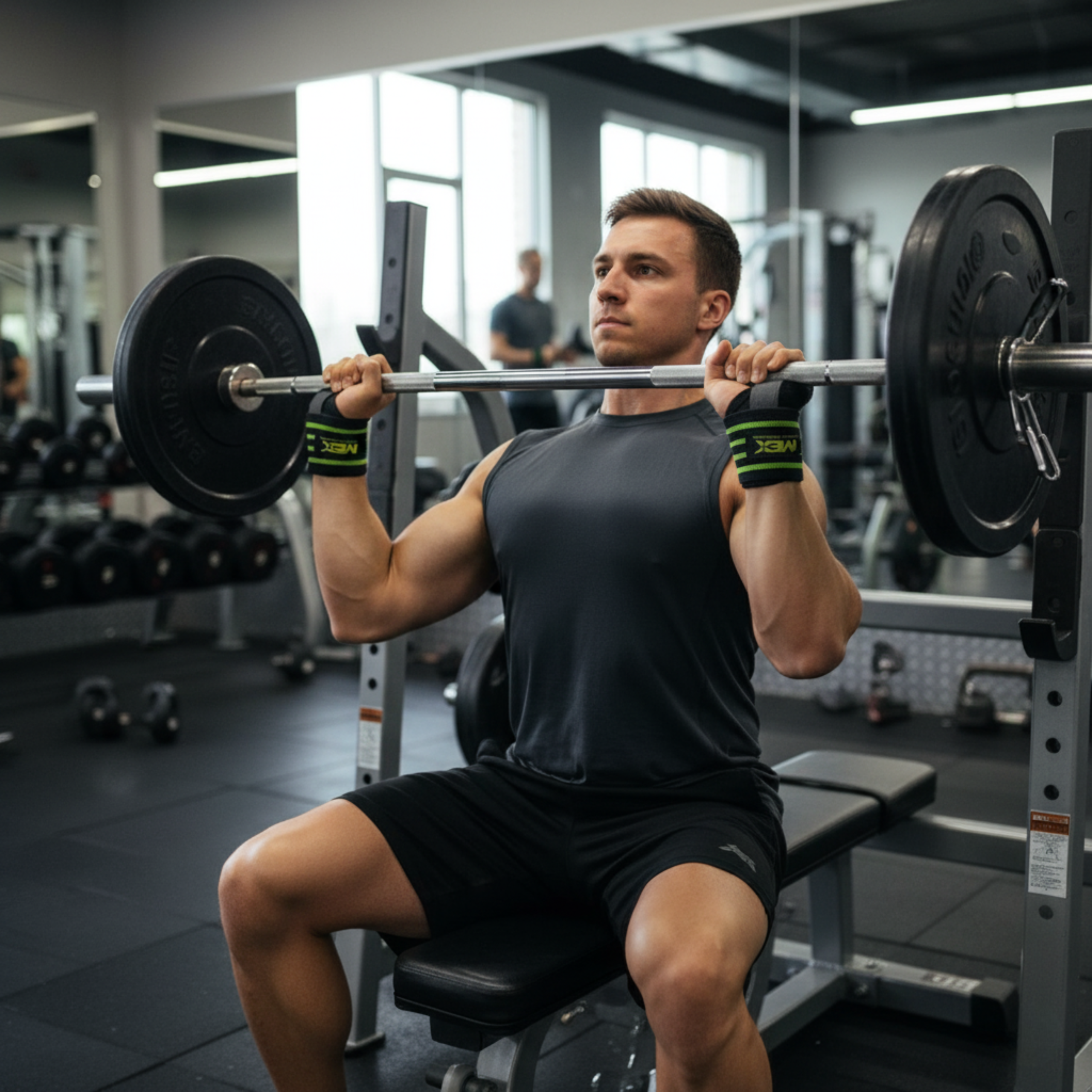 MEX SPORT - Wrist Wraps Mex - Jaune