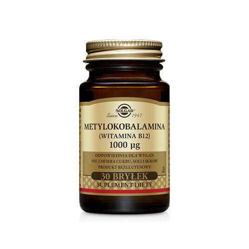 SOLGAR Metylokobalamina 1000IU (Vitamine B12) - 30vtabs