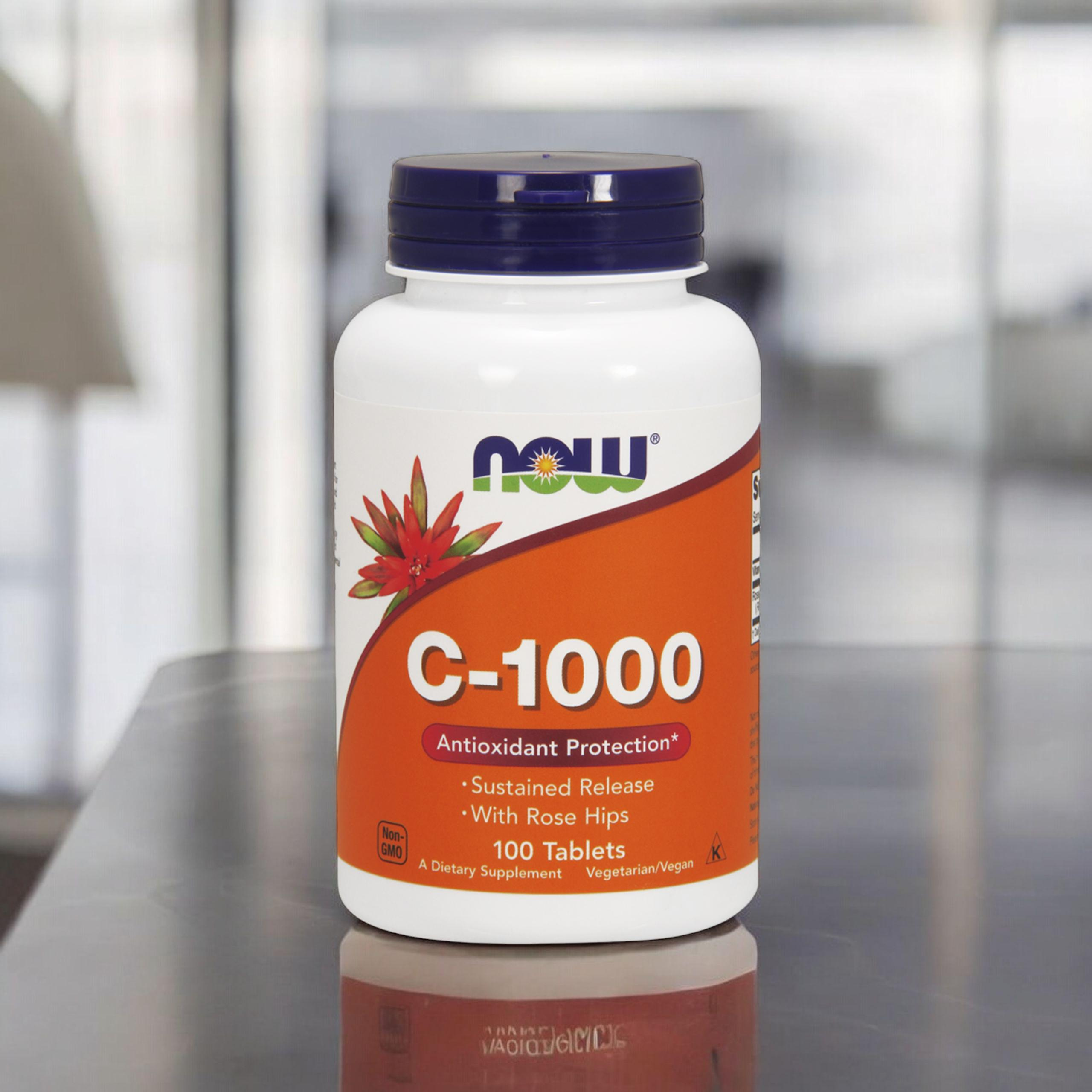 NOW Vitamin C-1000 avec Cynorrhodon - 100tabs