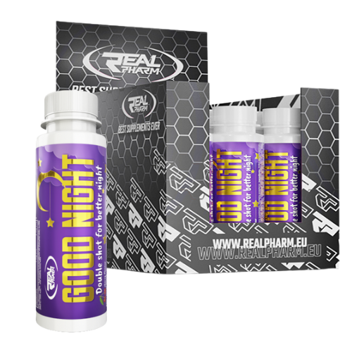 REAL PHARM - Good Night Shot - 12x 80ml - Cerise