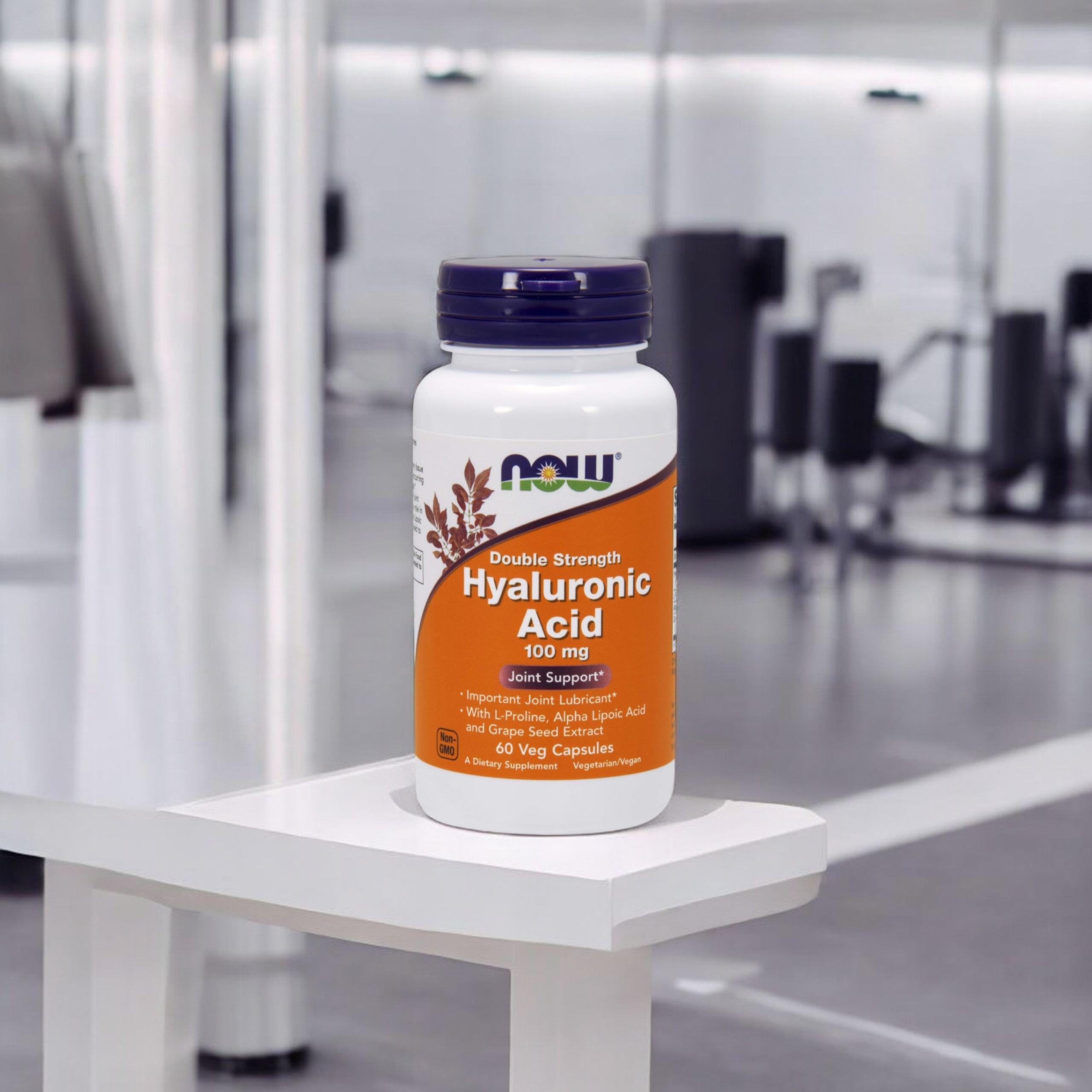 NOW Acide Hyaluronique 100mg - 60vcaps.