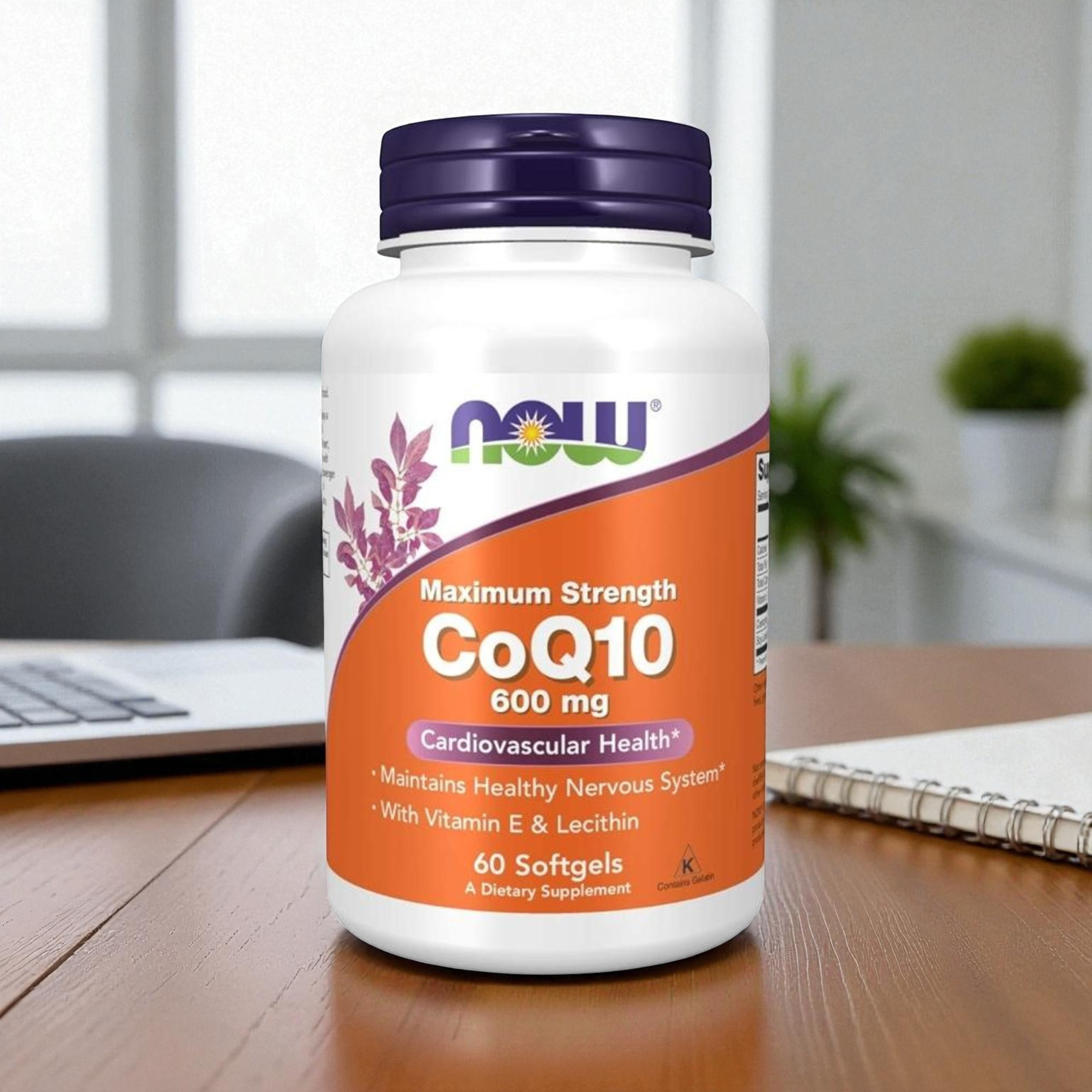 NOW - CoQ10 600mg - 60 gélules