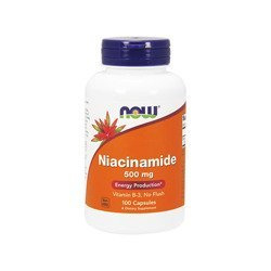 NOW Niacinamide 500mg (Vitamine B3 - Niacine) - 100caps