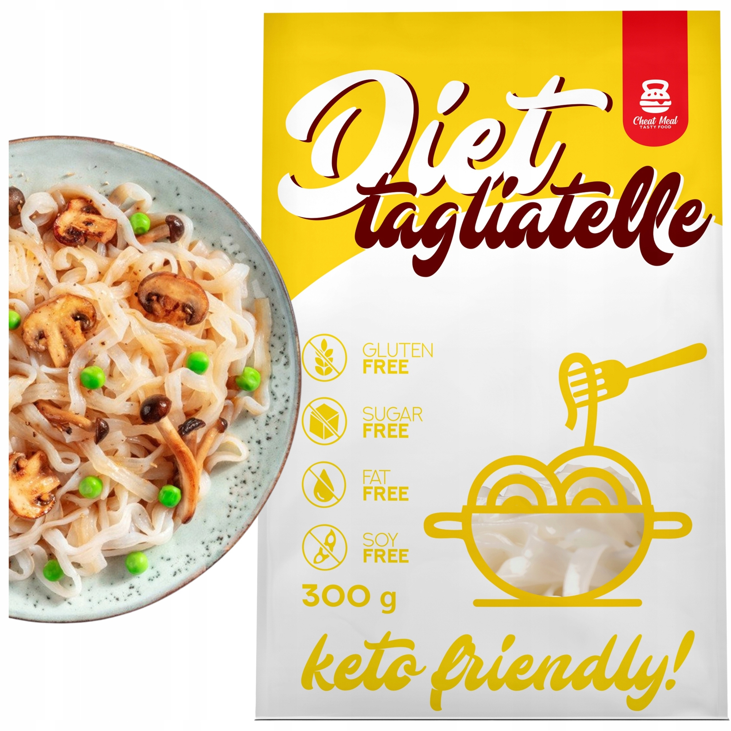 Cheat Meal Nutrition Diet Tagliatelle - 400g (300g netto) - SOLDES - 26-12