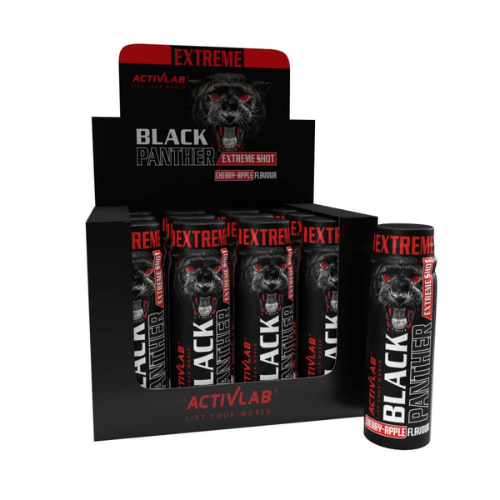 ACTIVLAB - Black Panther Extreme Shot - 12x 80ml - Cerise Pomme