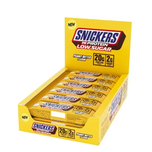 Mars - Barre protéinée HI Protein 57g à faible teneur en sucre - Caramel salé - 12 barres