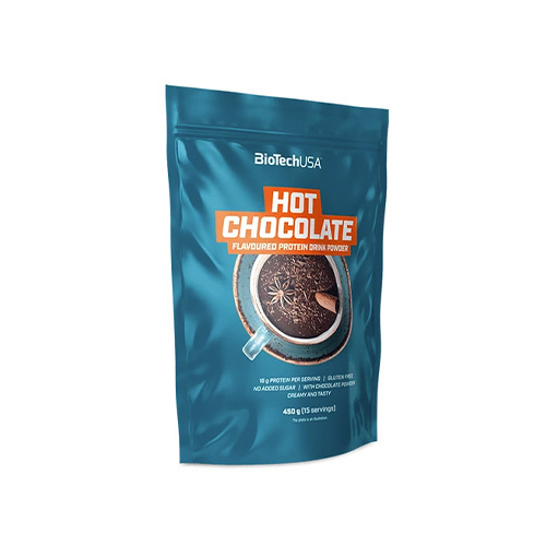 BioTech USA Hot Chocolate 450g - Boisson protéinée en poudre