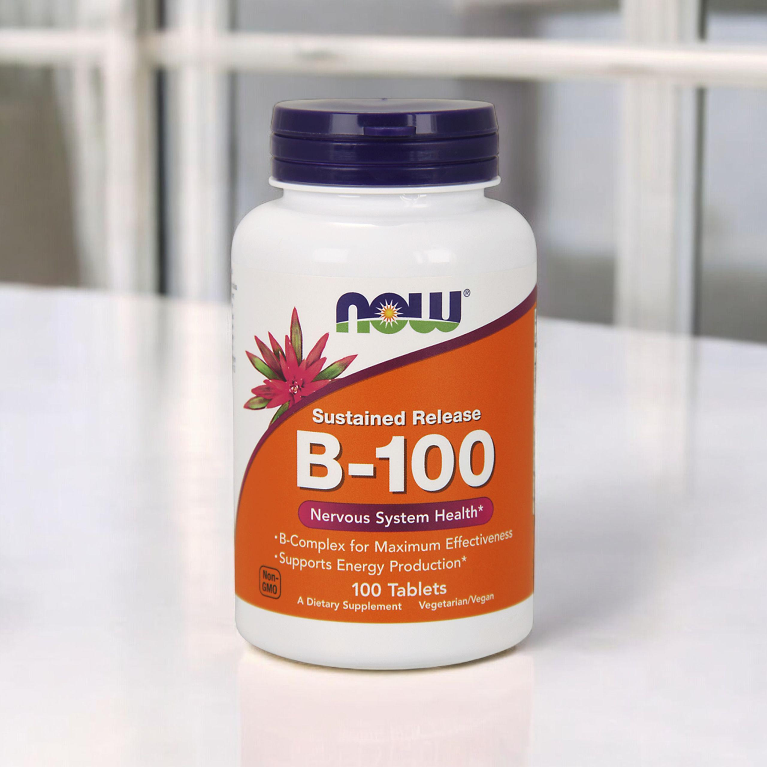 NOW Vitamine B-100 - 100tabs.