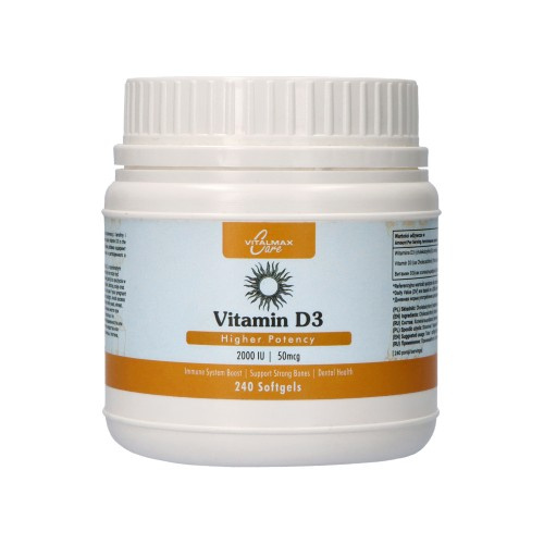 VITALMAX CARE Vitamine D3 2000 UI - 240 softgels
