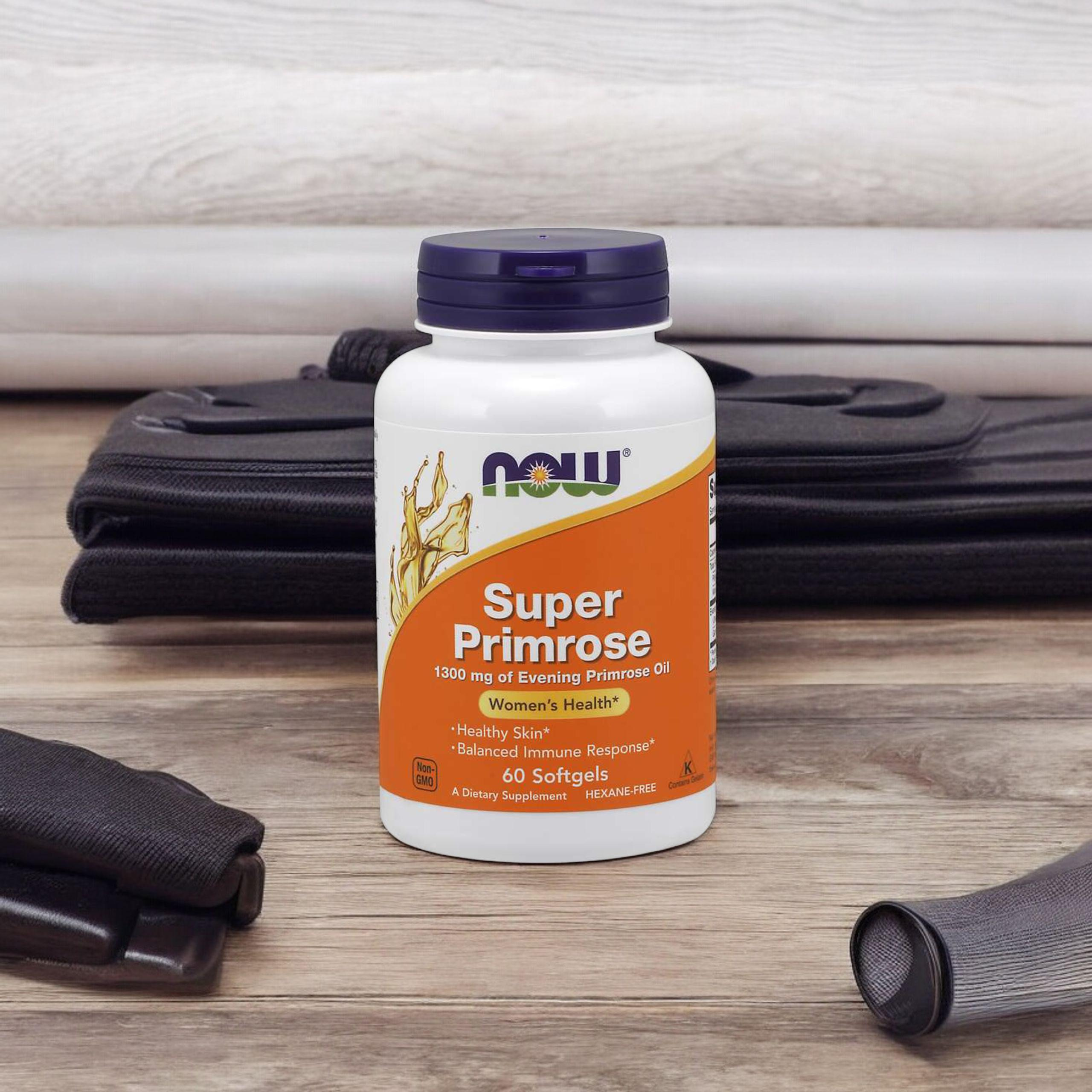NOW Super Primrose - 60softgels. - Huile d'Onagre Biannuelle