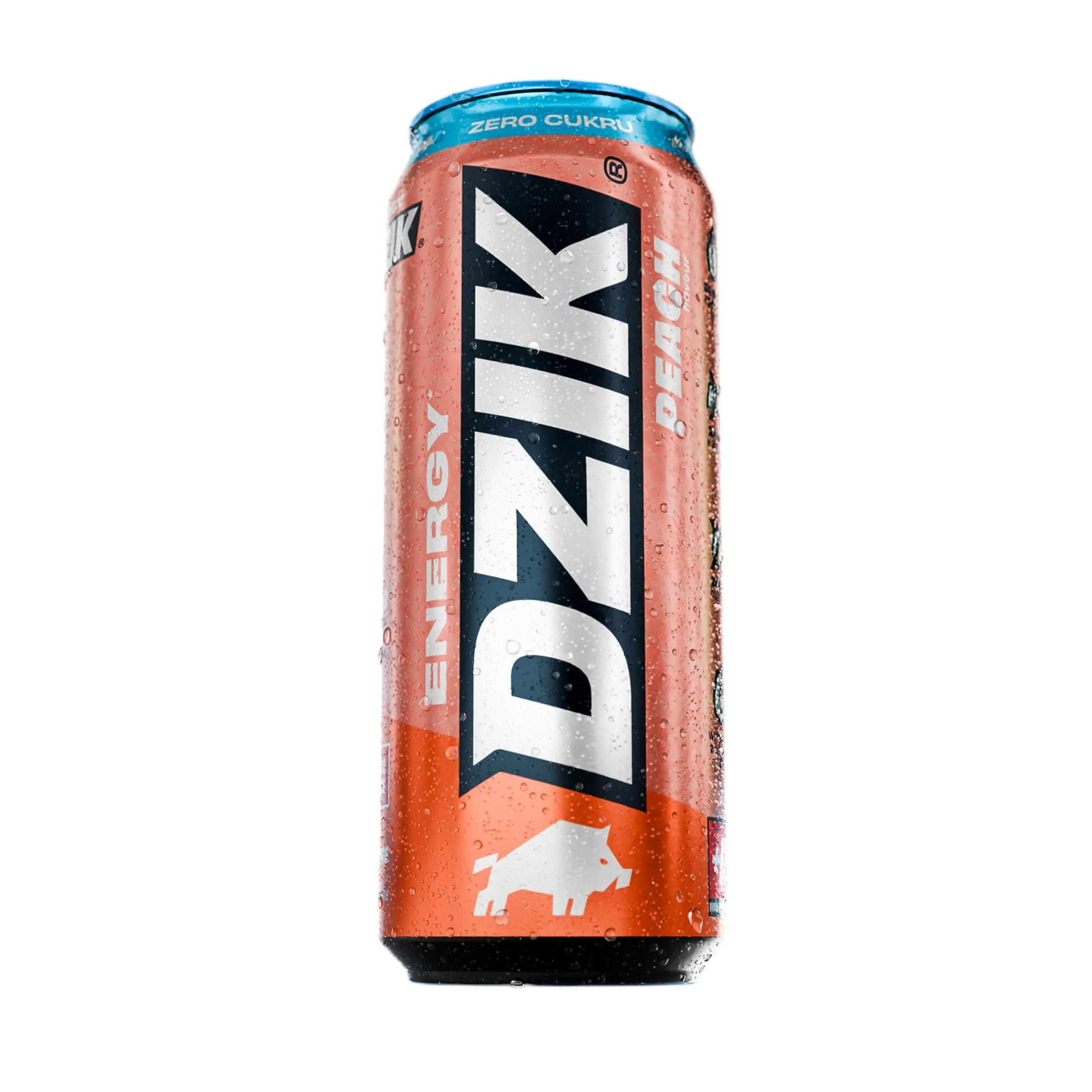 DZIK - Boisson énergisante - 500ml - Pêche