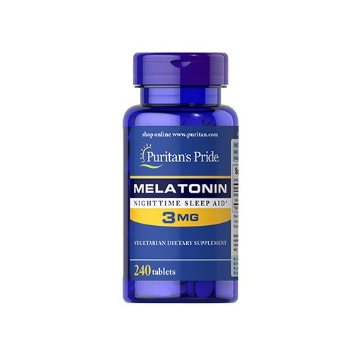 Puritan's Pride Melatonin 3mg - 240tabs