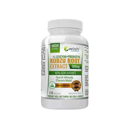 WISH Pharmaceutical Kudzu Root Extract 500mg - 120caps