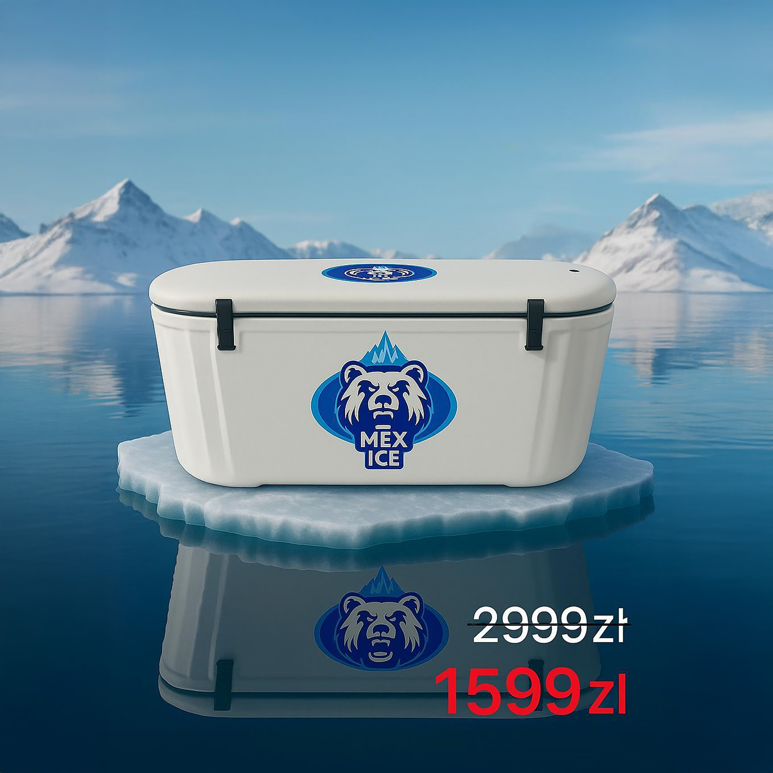 MEX ICE – Baignoire Gonflable Deluxe