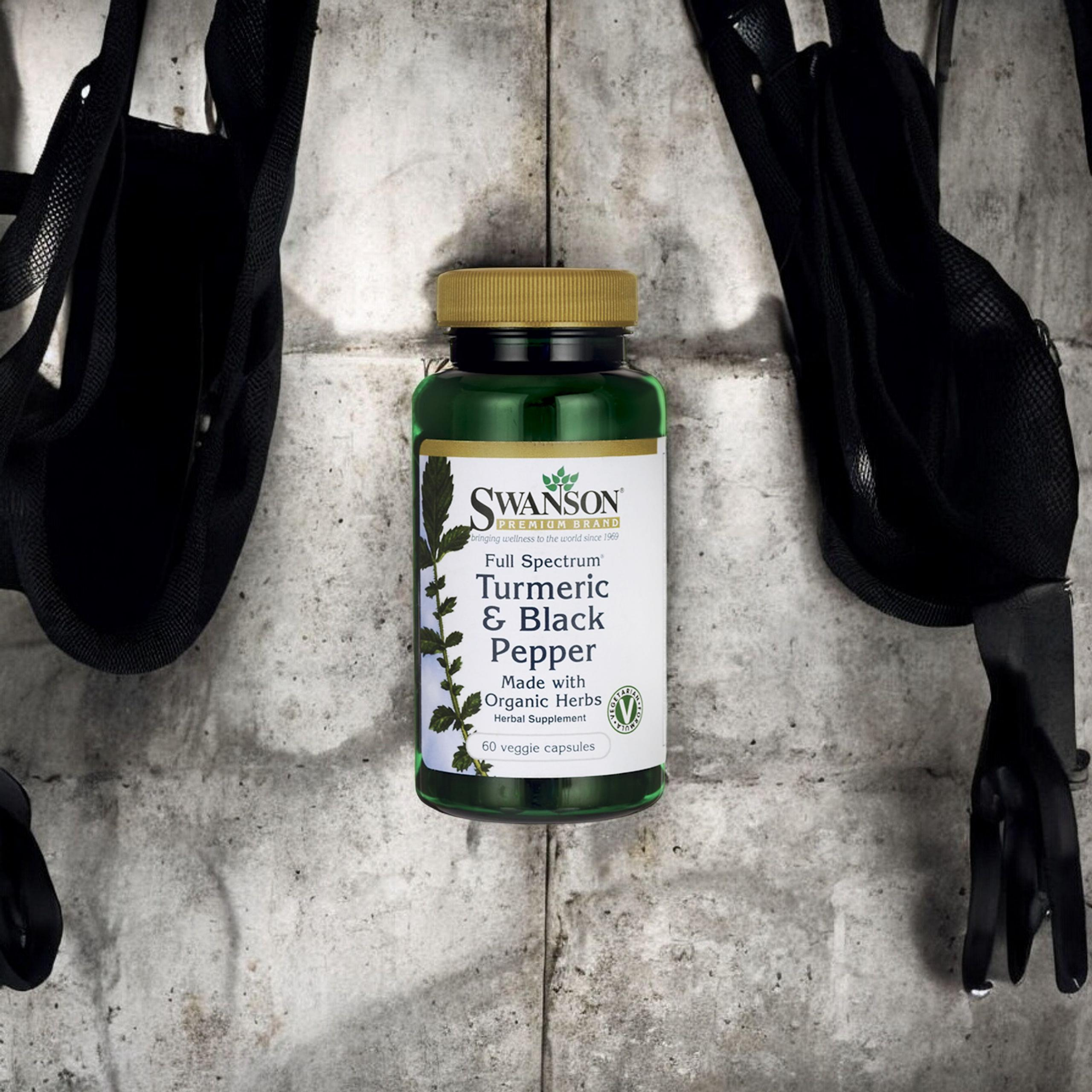 SWANSON Turmeric Black Pepper (Curcuma z Piperyną) - 60vcaps.