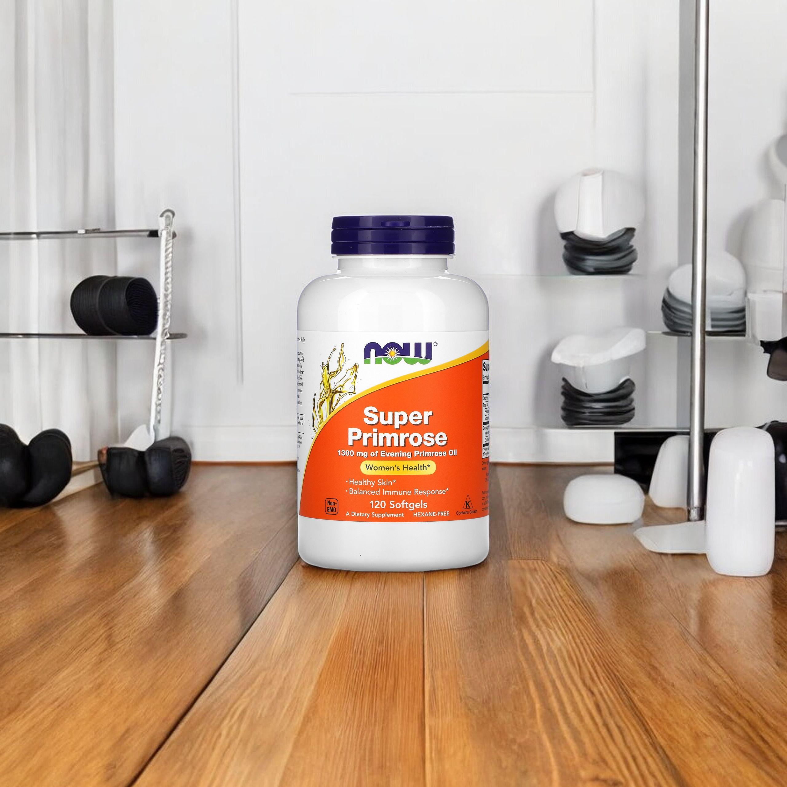 NOW Super Primrose - 120softgels. - Huile d'onagre