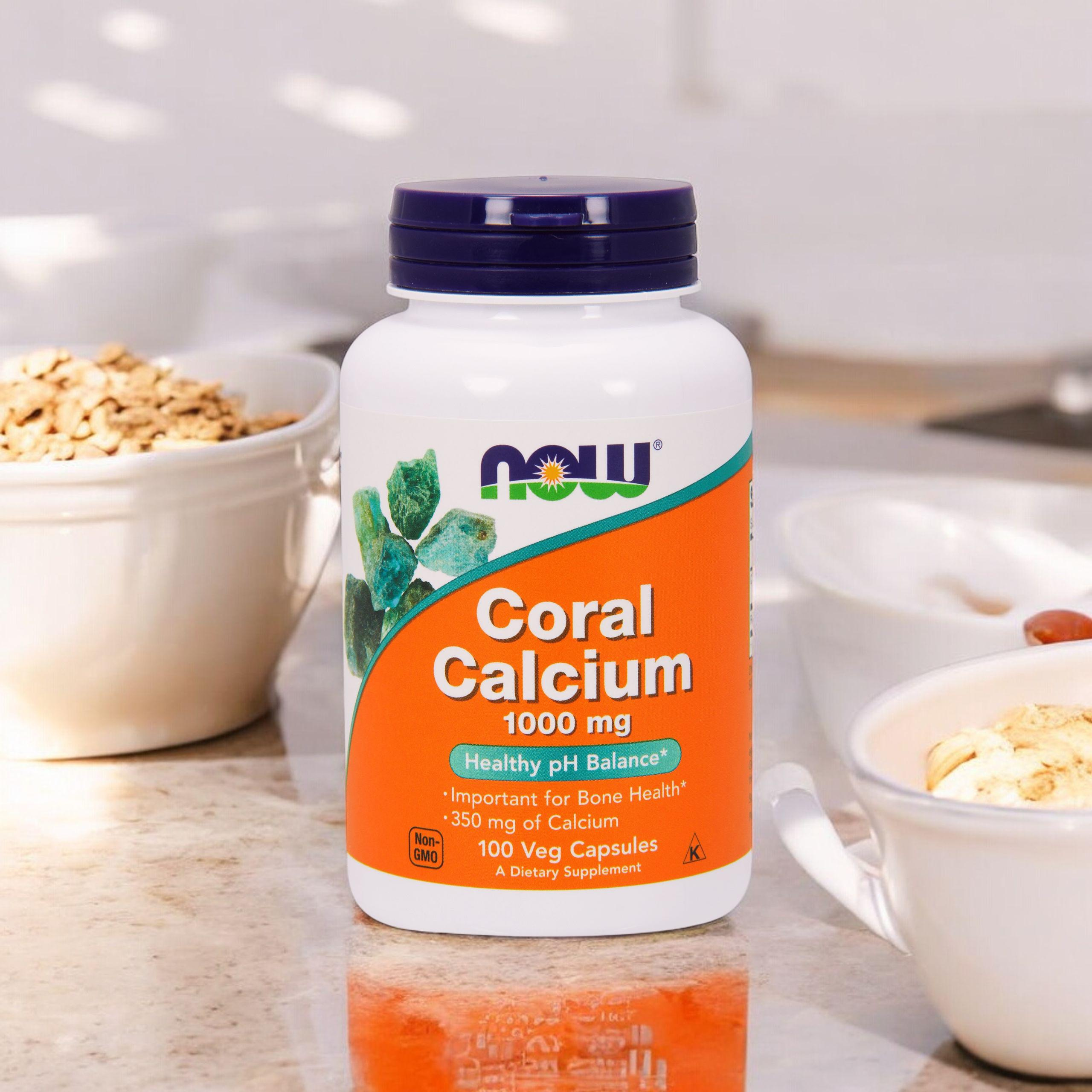 NOW Coral Calcium 1000mg - 100vegcaps