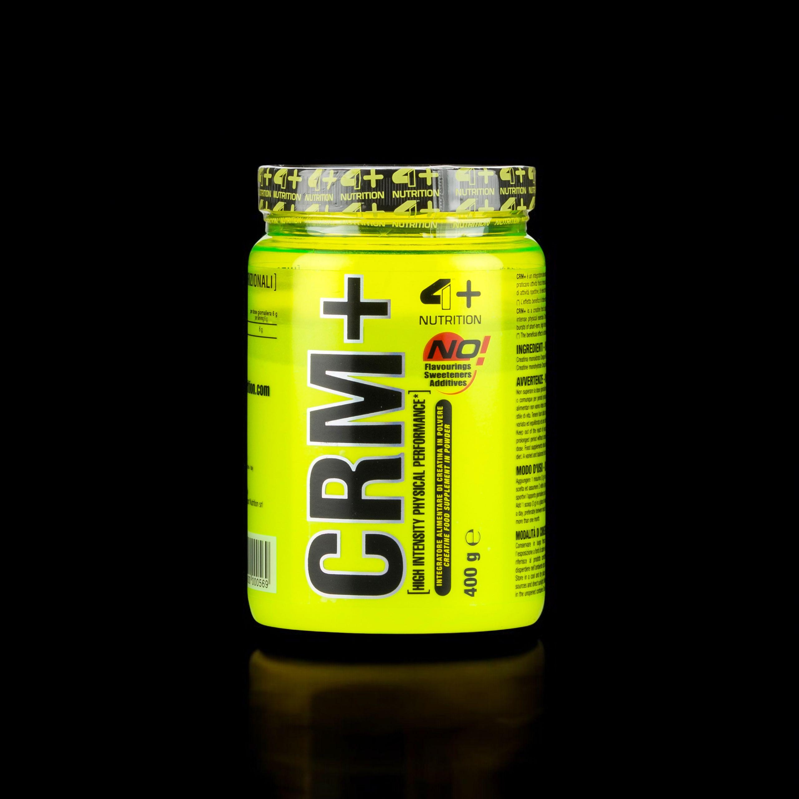 4+ NUTRITION Creatine Monohydrate Creapure CRM+ - 400g