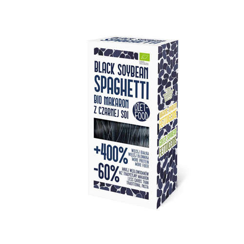 DIET FOOD Black Soybean Spaghetti - 200g - Pâtes Diététiques