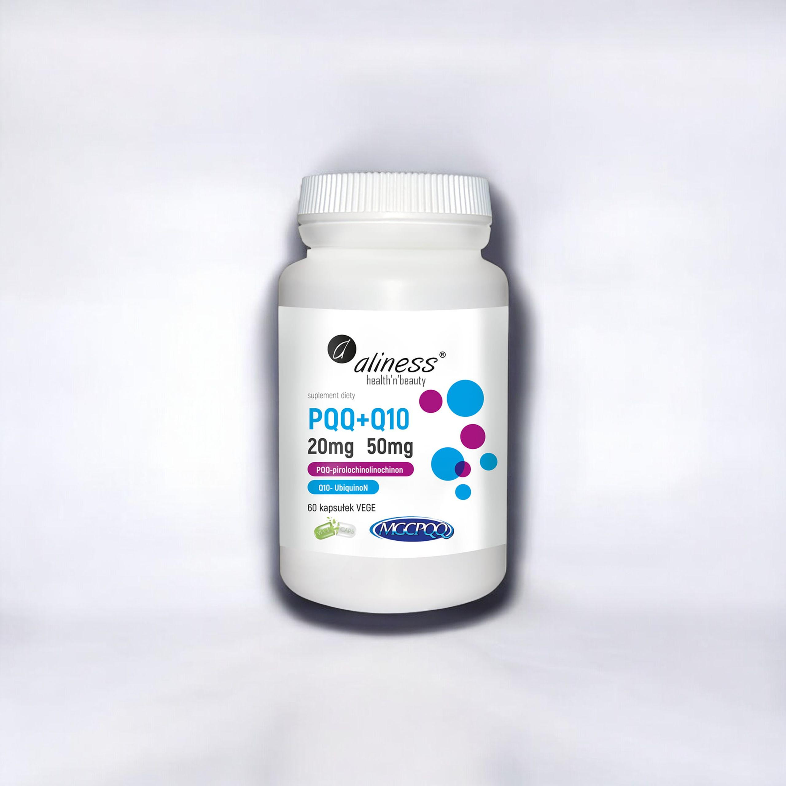 ALINESS PQQ MGCPQQ® 20 mg + Q10 50 mg - 60vcaps.