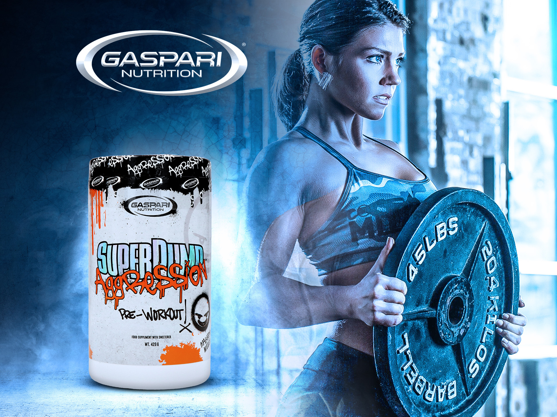 Pré-workout Gaspari – congestion, force, endurance