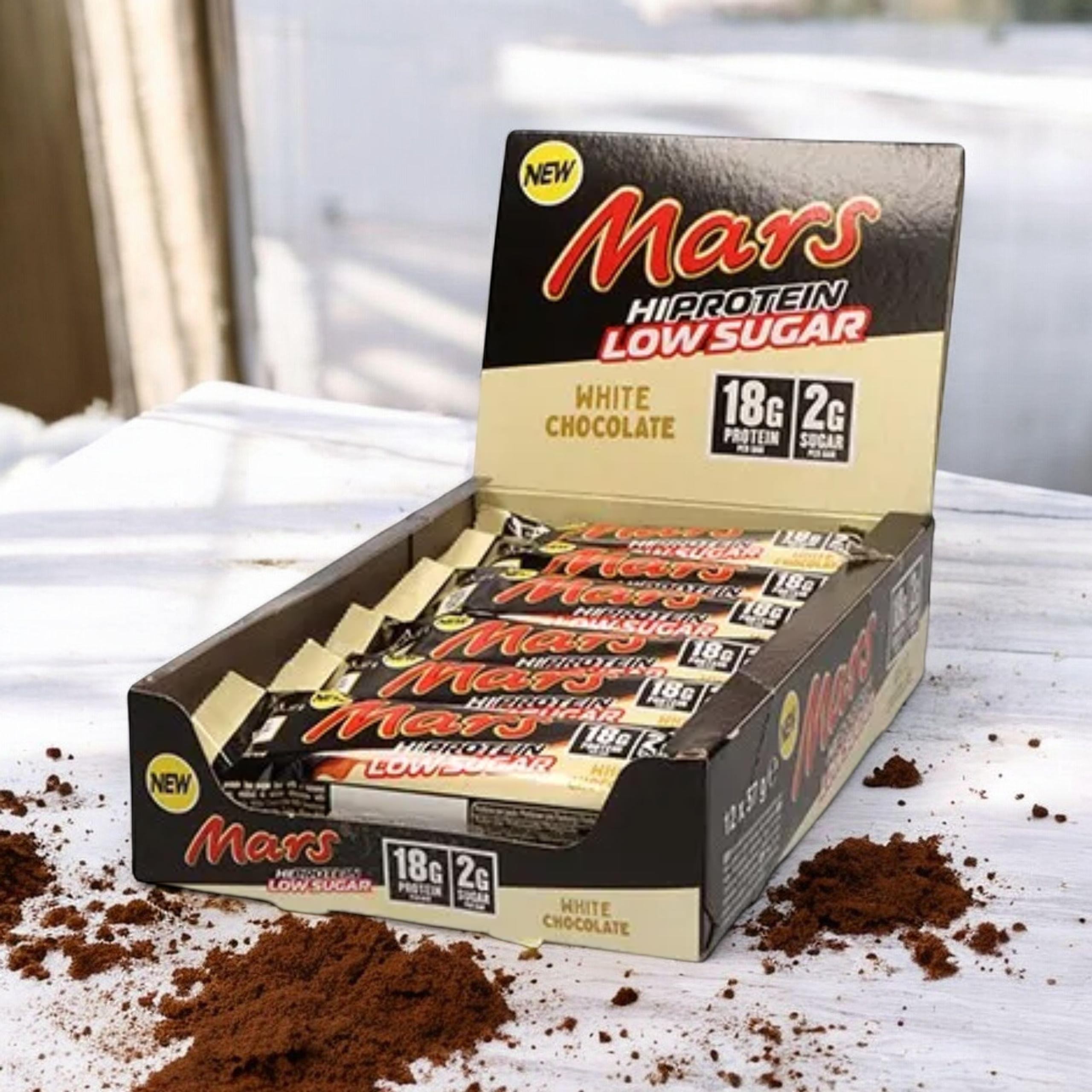 Mars - Barre Mars HIProtein LS - 12x 57g - Chocolat blanc