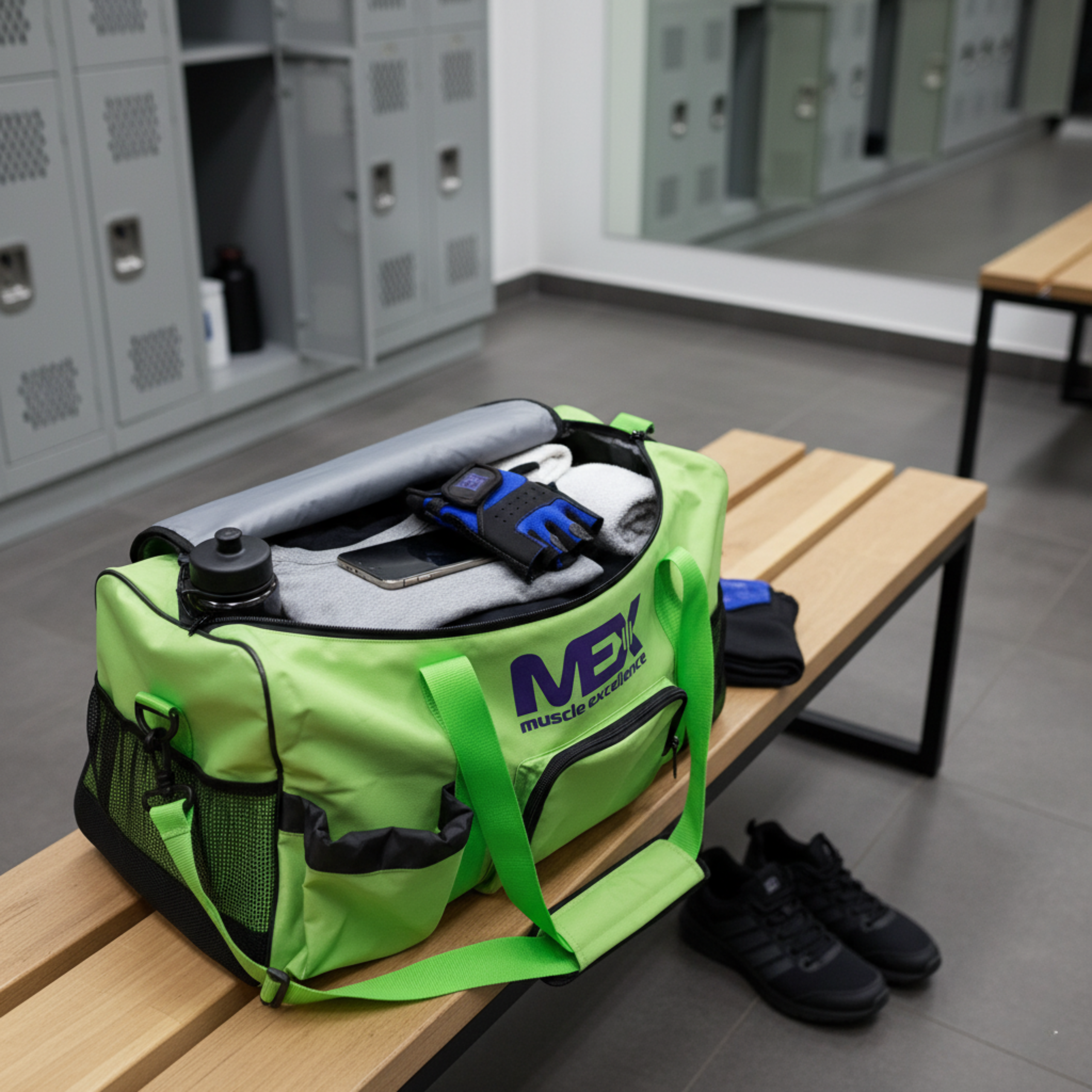 MEX NUTRITION - Sac de Sport GymFit - Lime