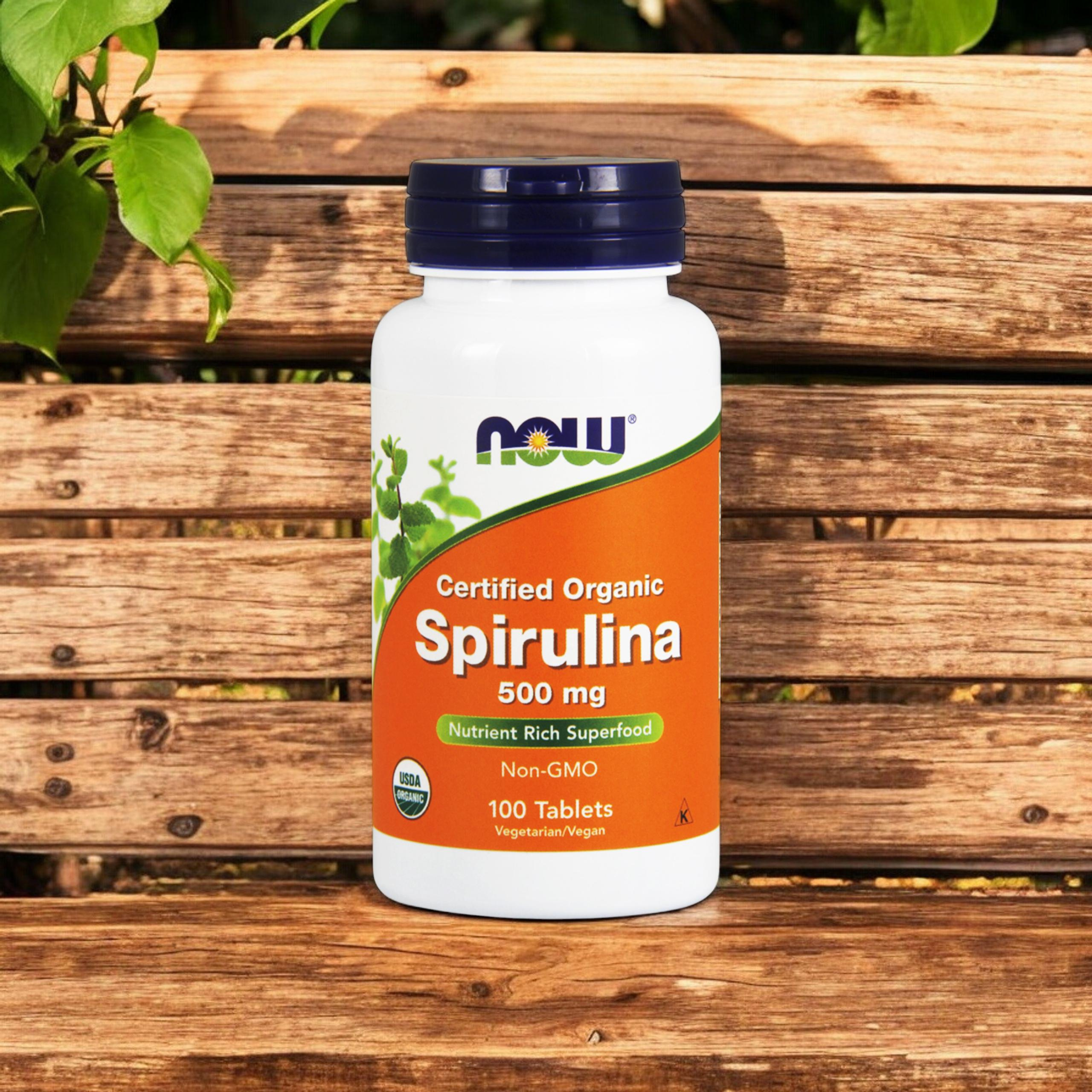 NOW Spirulina 500mg - 100tab