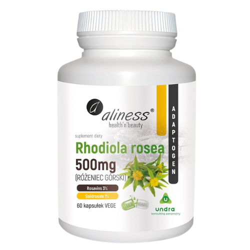 ALINESS - Rhodiola Rosea 500mg - 60gél.vég.