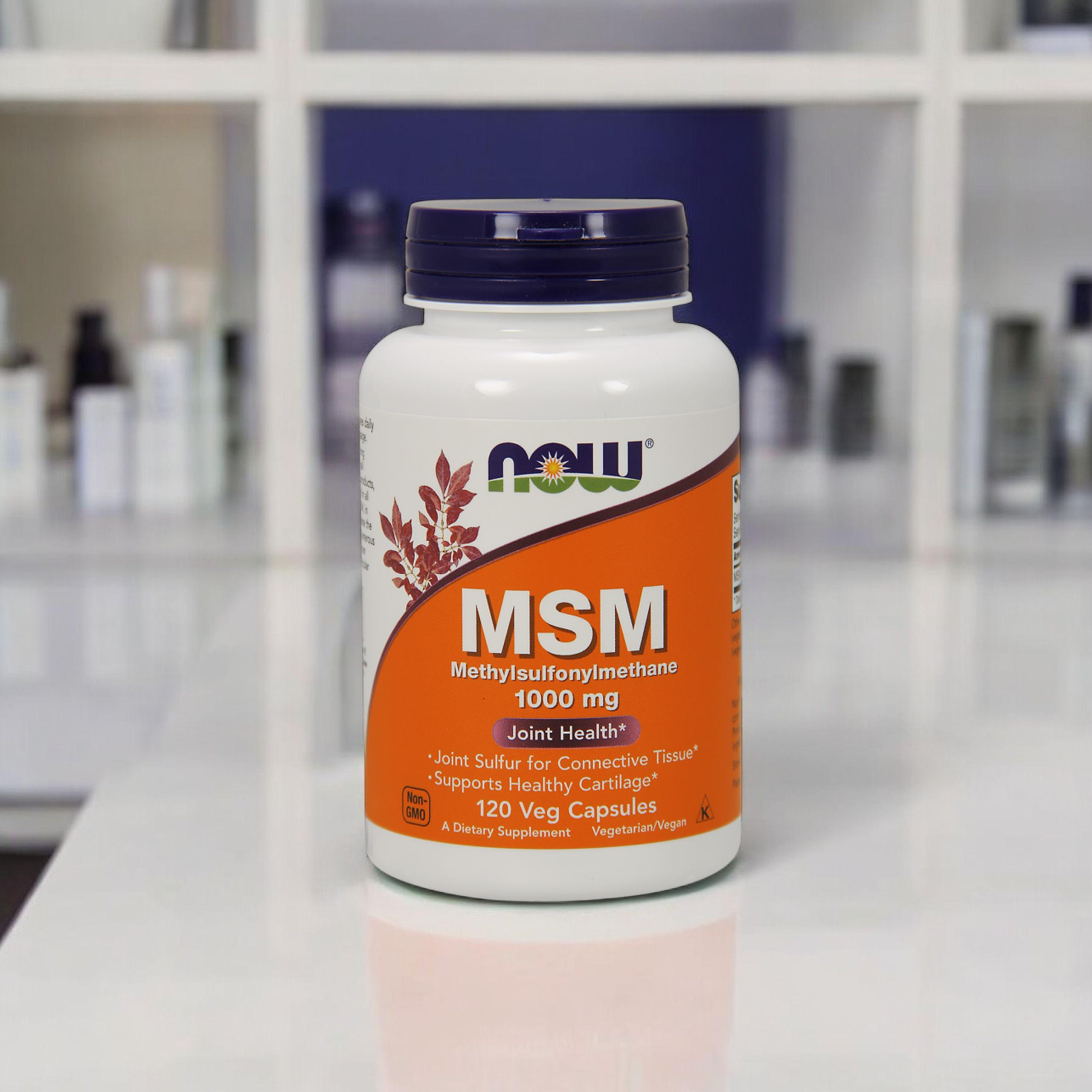 NOW MSM 1000mg - 120vcaps