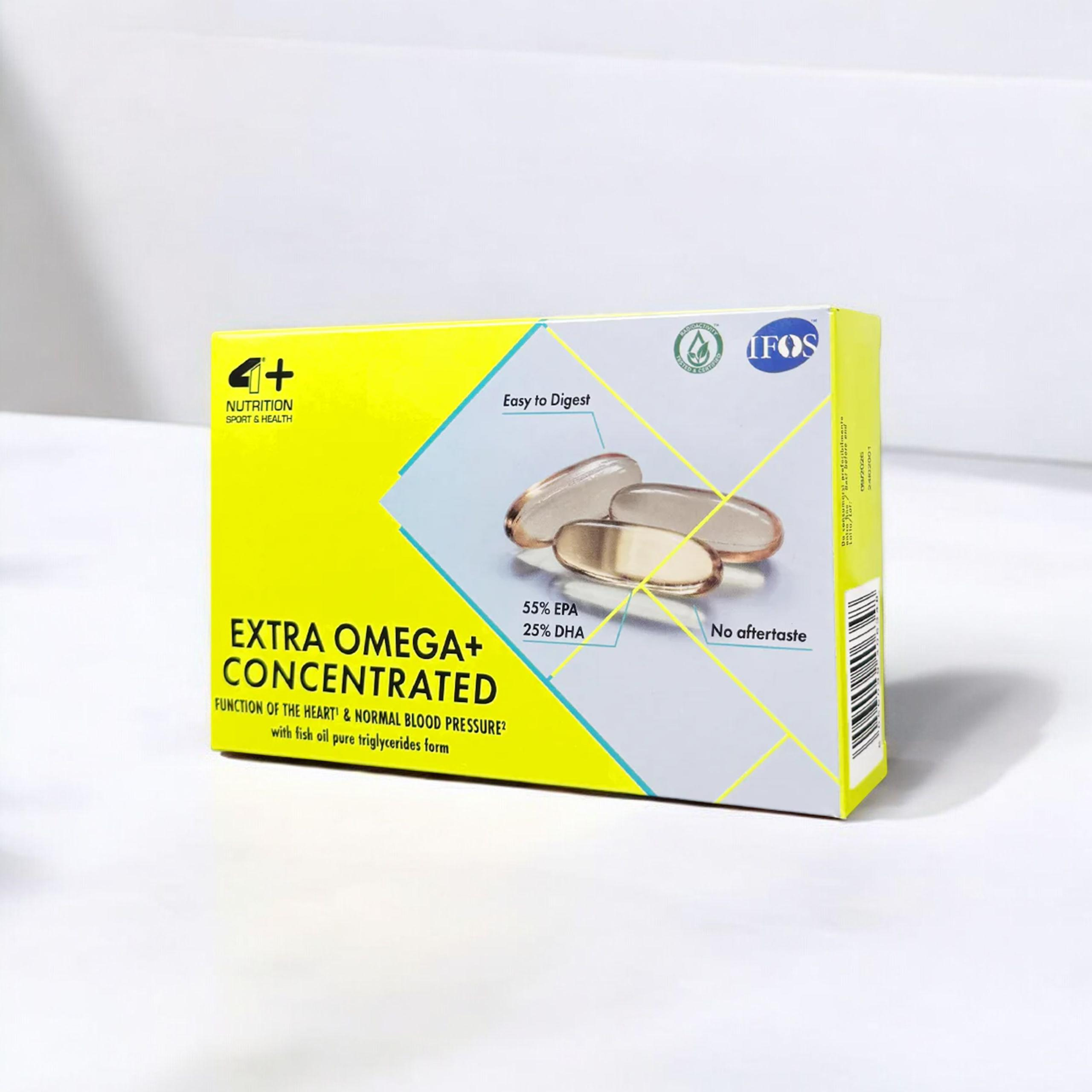 4+ NUTRITION Extra Omega+ - 60softgels