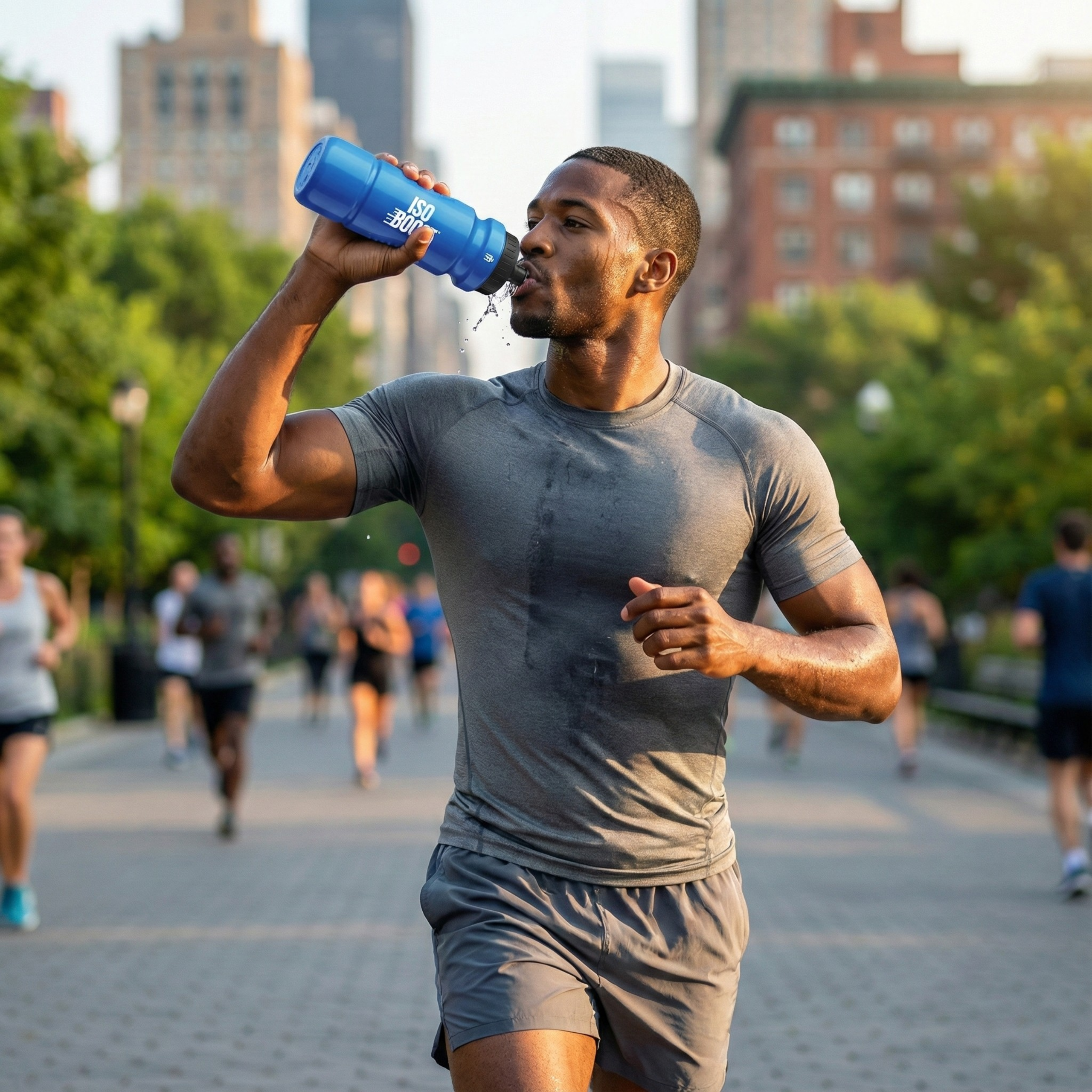 HIRO.LAB Bidon Iso Boost - 900ml - Blue