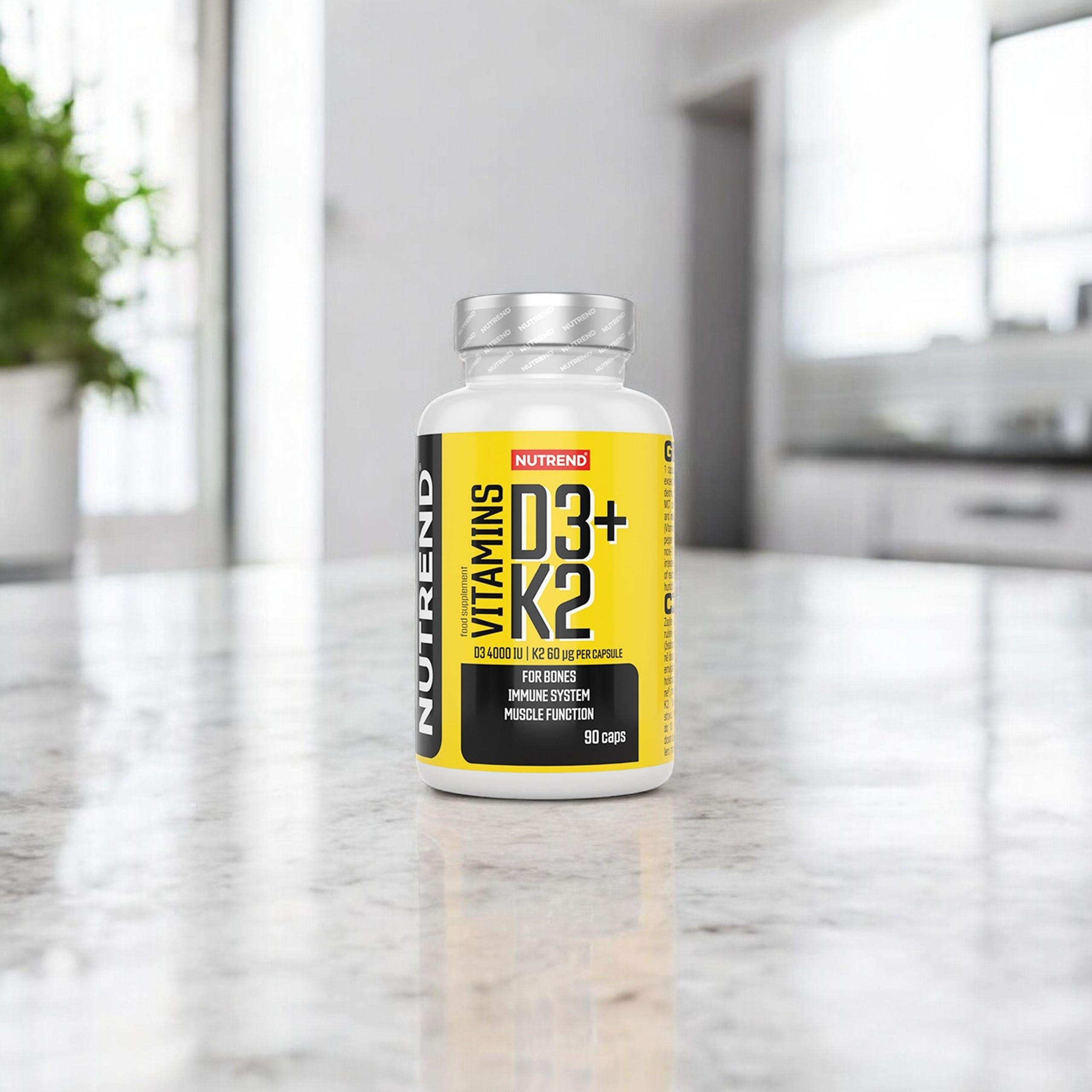NUTREND Vitamins D3 + K2 4000 IU - 90 caps.