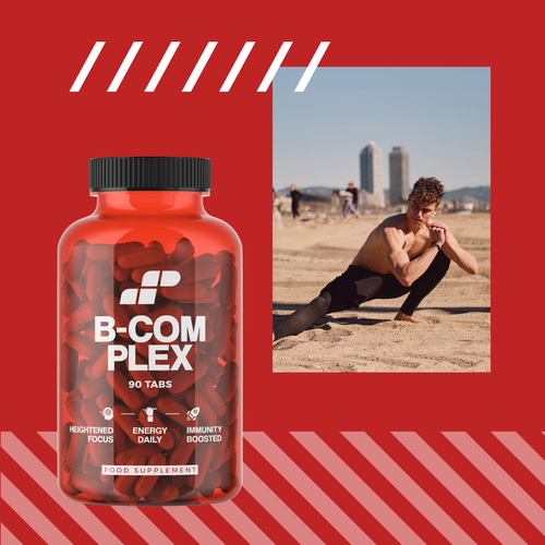 MP NUTRITION Vitamin B-Complex - 90tabs - Complexe de Vitamines B