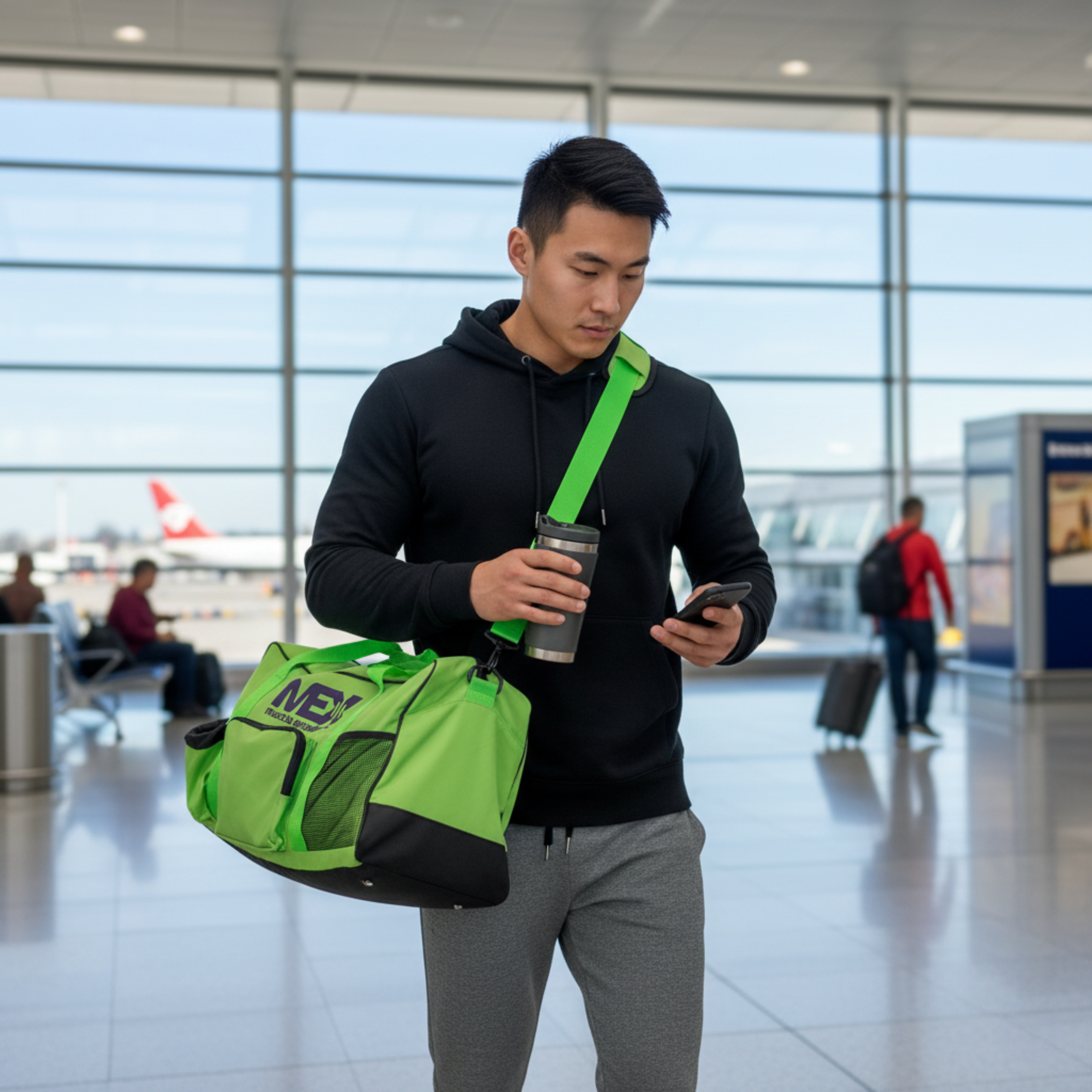 MEX NUTRITION - Sac de Sport GymFit - Lime