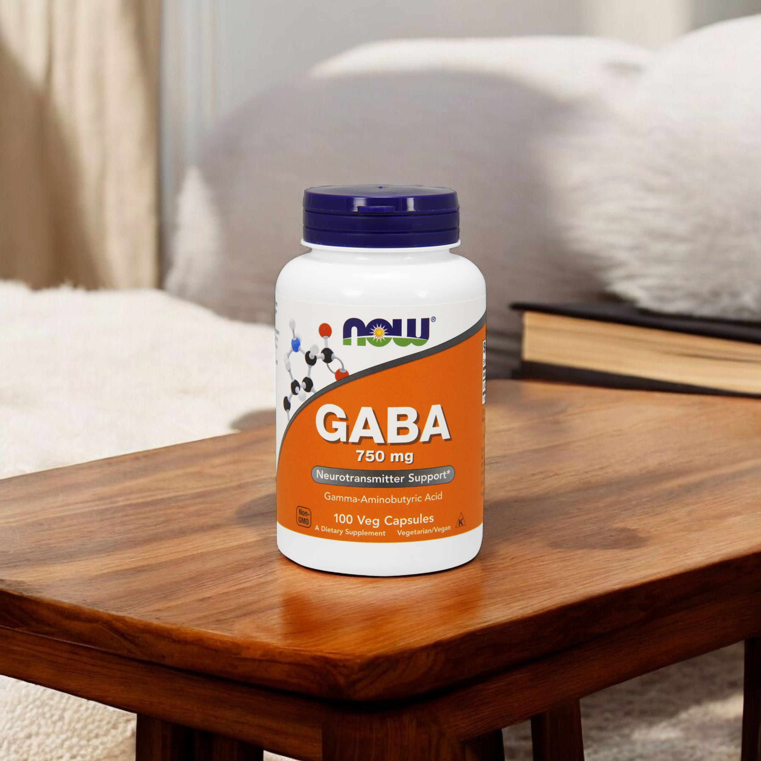 NOW Gaba 750mg - 100vegcaps
