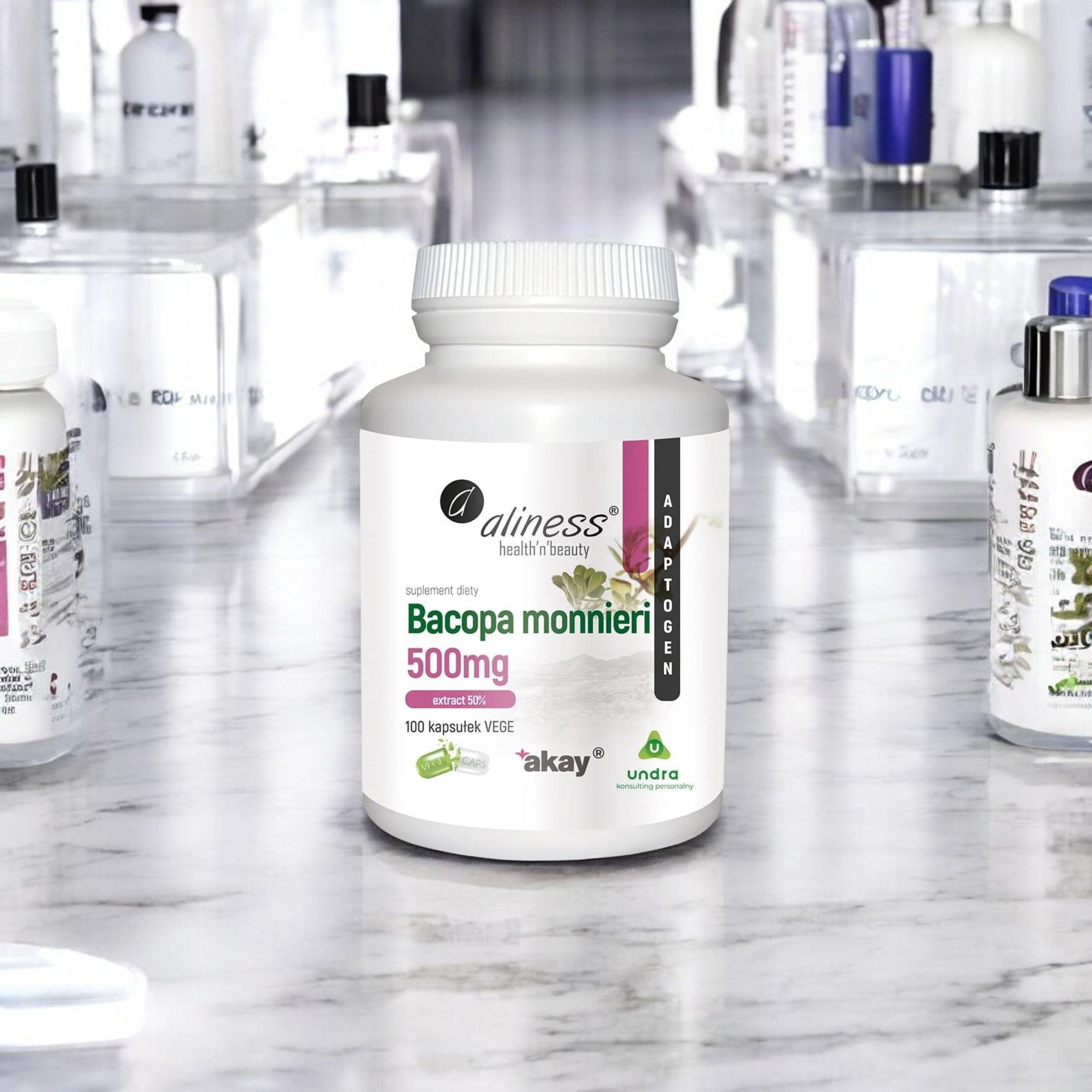 ALINESS - Extrait de Bacopa Monnieri 500mg - 100 gélules végétales.