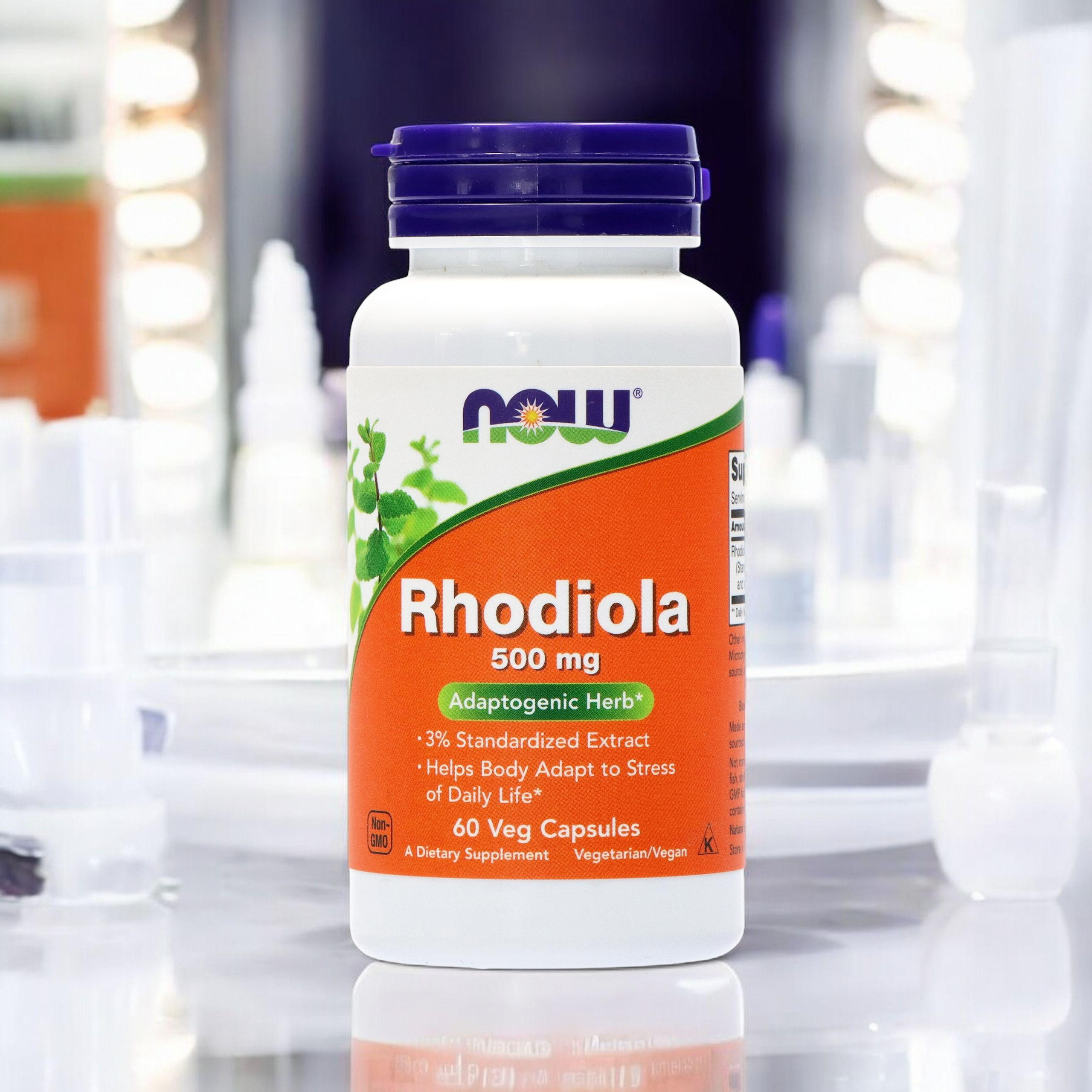 NOW Rhodiola Rosea 500 mg Extract - 60 vcaps
