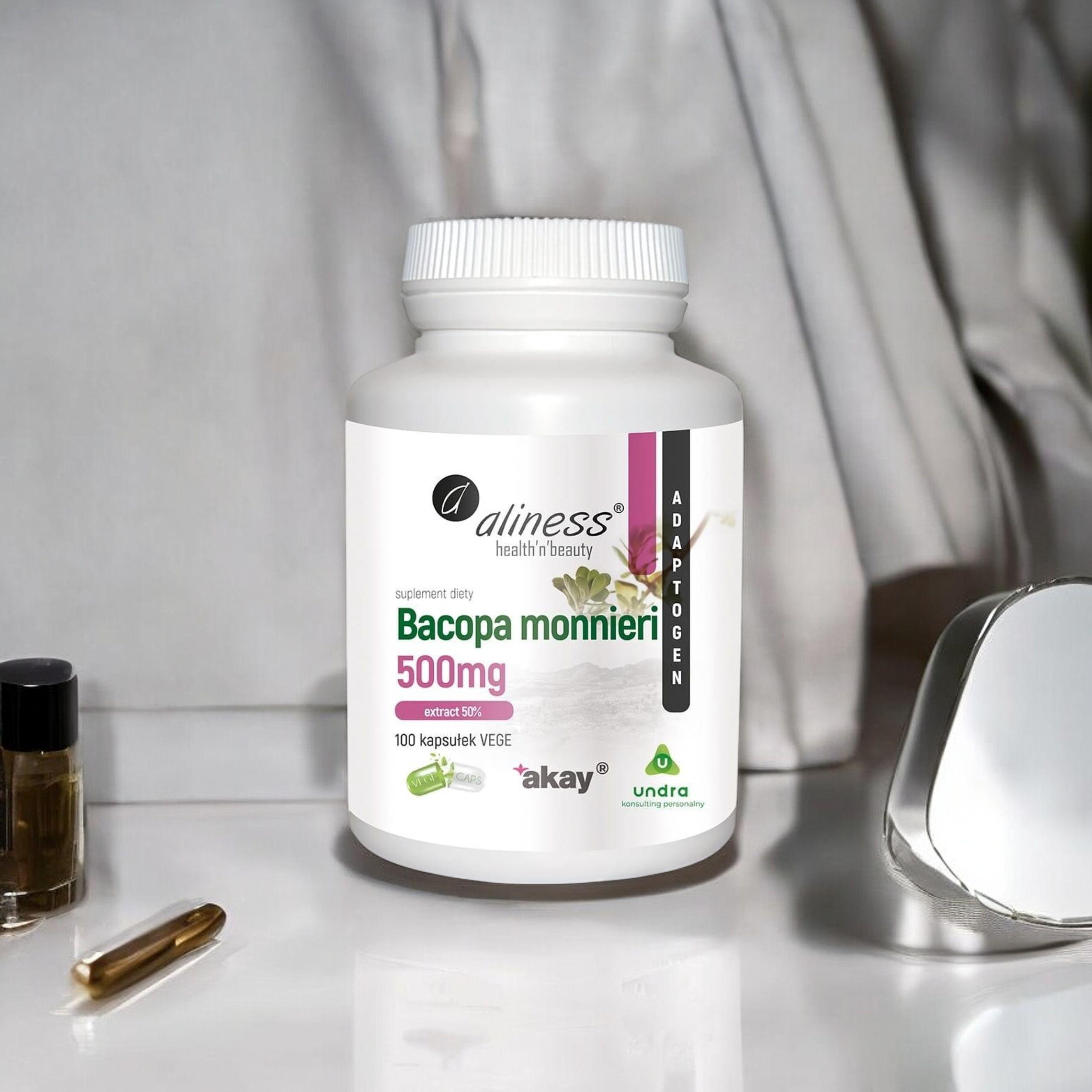 ALINESS - Extrait de Bacopa Monnieri 500mg - 100 gélules végétales.