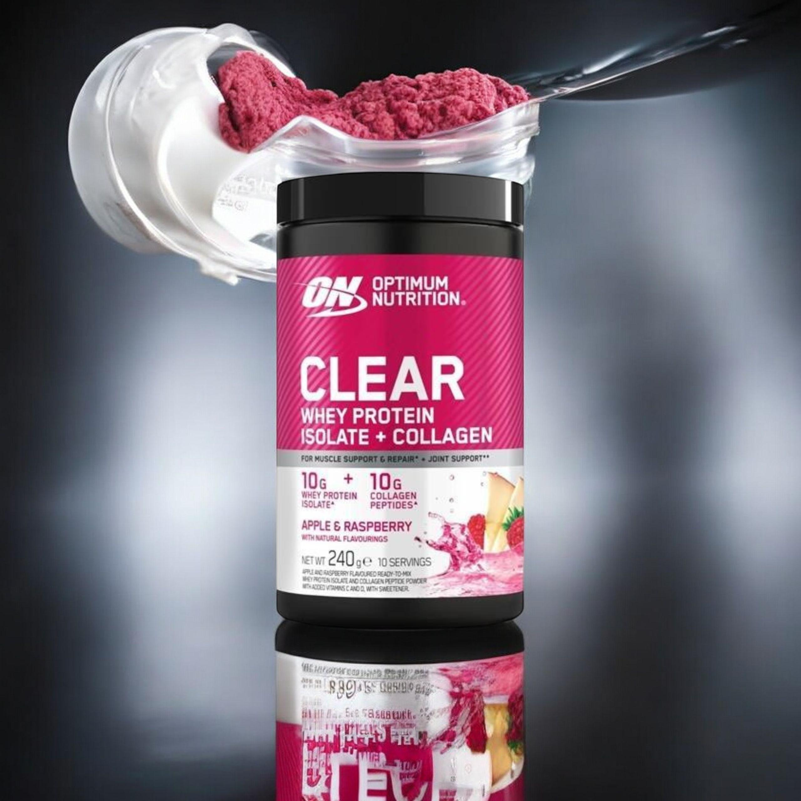OPTIMUM NUTRITION - Collagène de Lactosérum - 240g - Pomme Framboise
