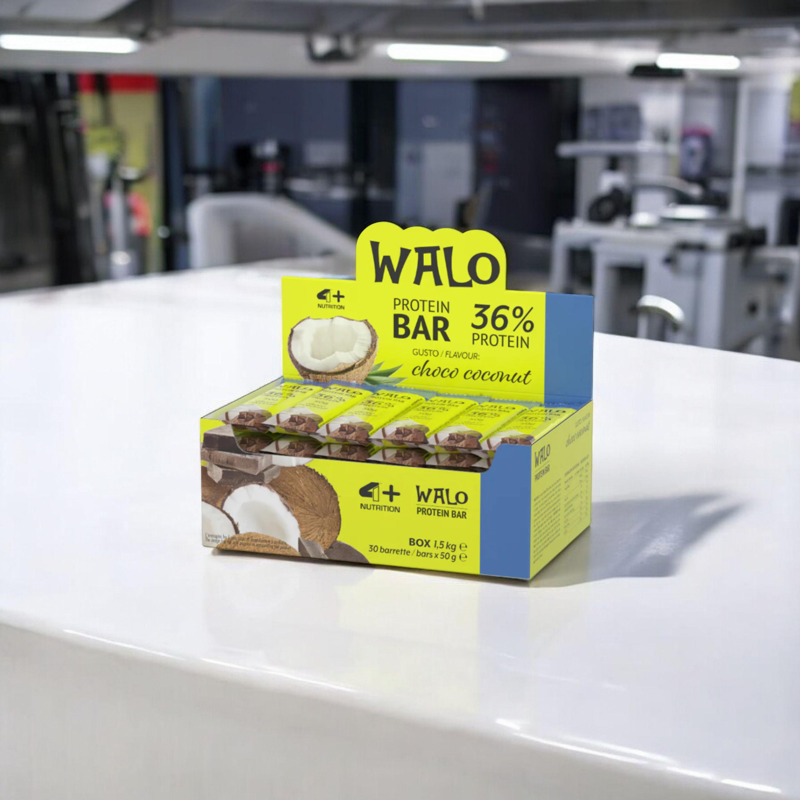 4+ NUTRITION Baton Walo Protein 36% CrockBar - 30x 50g