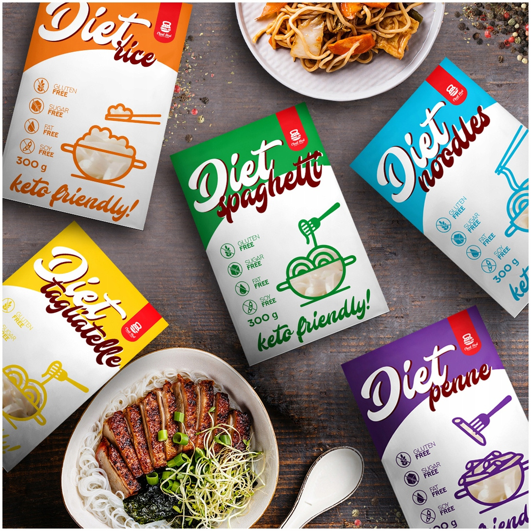 Cheat Meal Nutrition Diet Noodles - 6x 400g (6x 300g net) - Pâtes diététiques