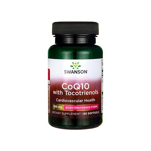 SWANSON CoQ10 100mg + FS Tocotrienols 10mg - 60softgels