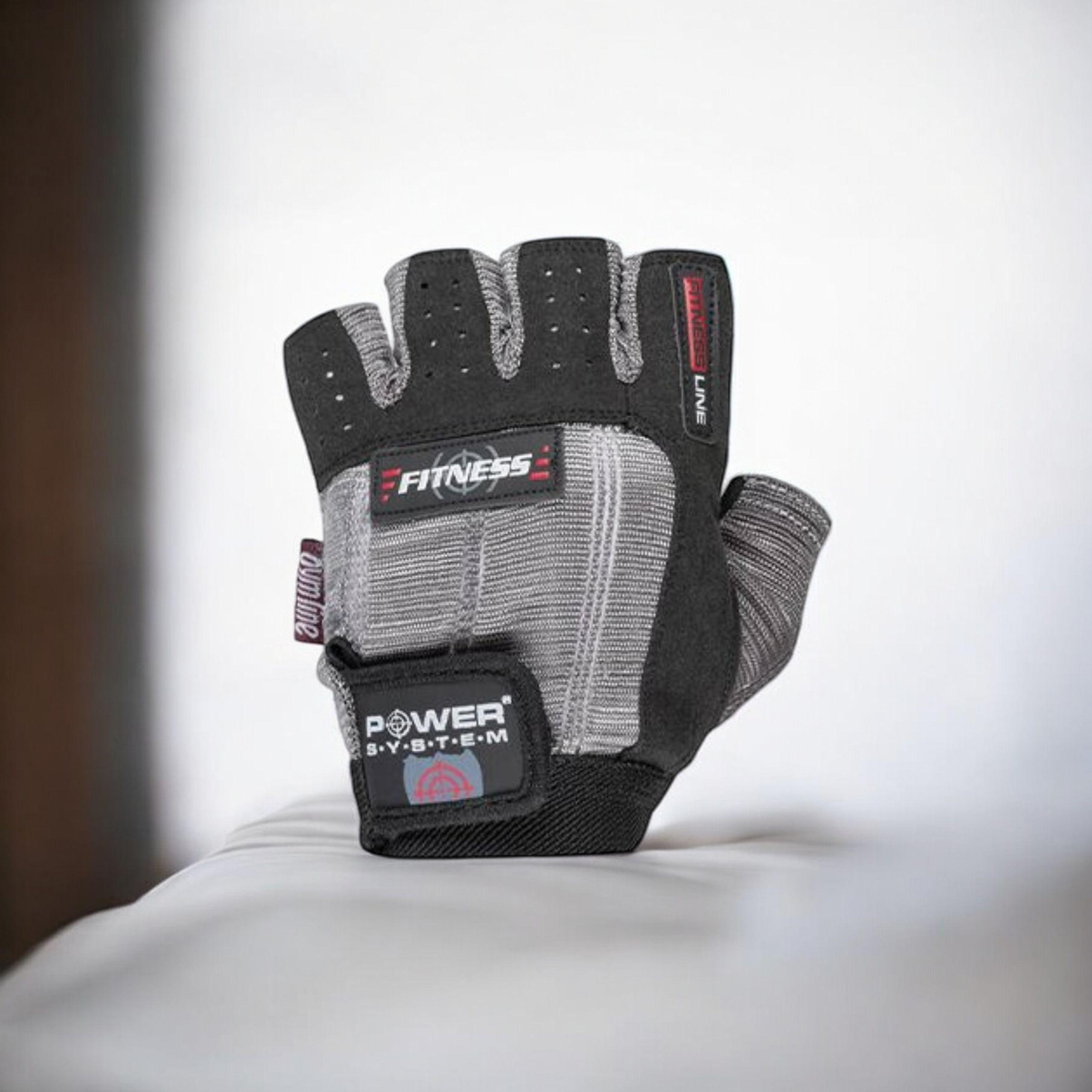 POWER SYSTEM Gants Fitness - Szaro-Czarne