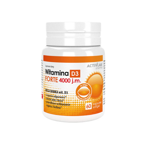 ACTIVLAB Vitamine D3 Forte 4000IU 60softkaps.