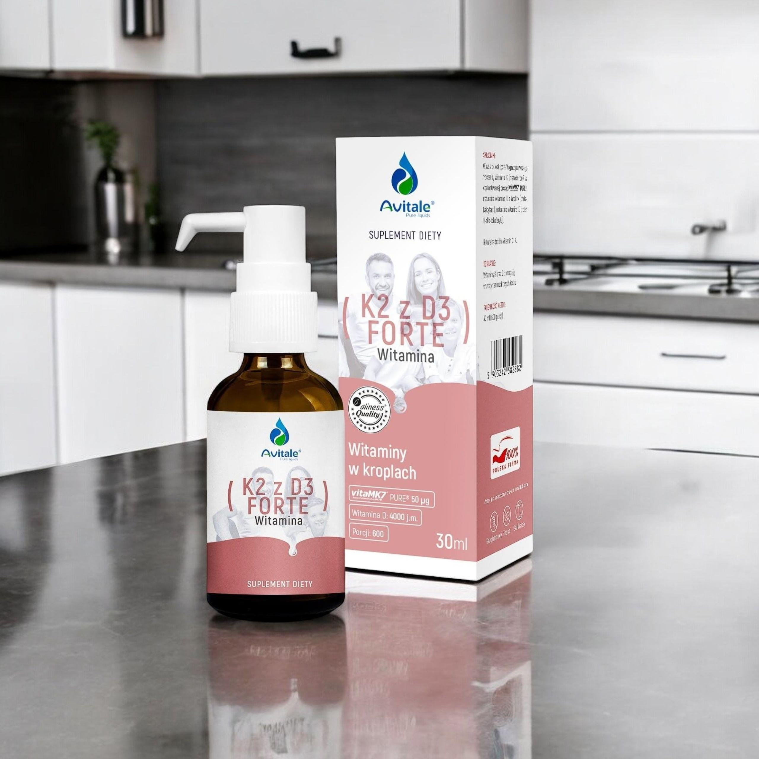 ALINESS - Avitale Vitamine K2 MK7 + D3 Forte - 30ml